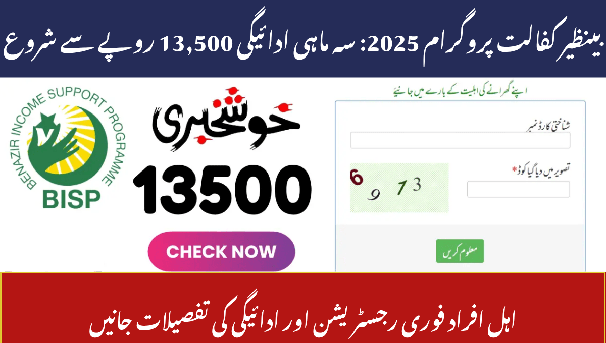 Benazir Income Support Program 2025