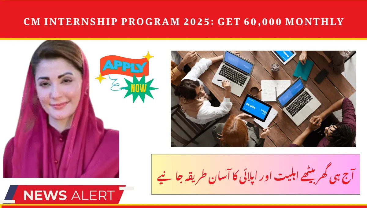How to Apply for CM Internship Program 2025 – Earn Rs. 60,000 Monthly
