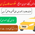 CM Punjab E-Taxi Scheme