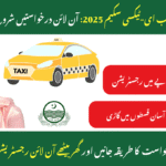 CM Punjab E-Taxi Scheme 2025 Online Registrationa