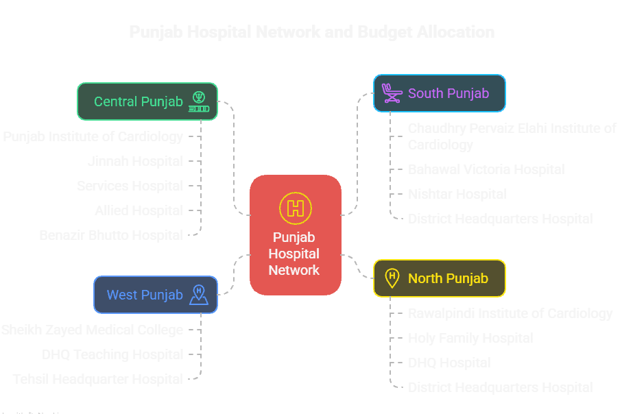 Hospital List for CM Punjab Free Angiography Program 2025 